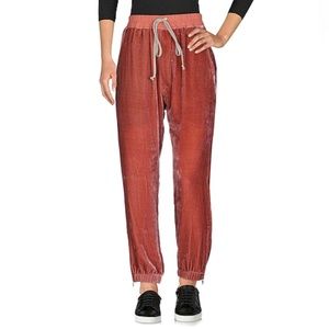 RICK OWENS NWT velvet Larry pants